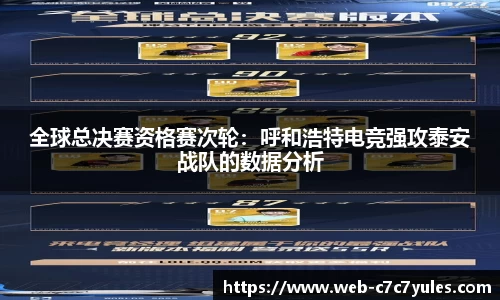 全球总决赛资格赛次轮：呼和浩特电竞强攻泰安战队的数据分析